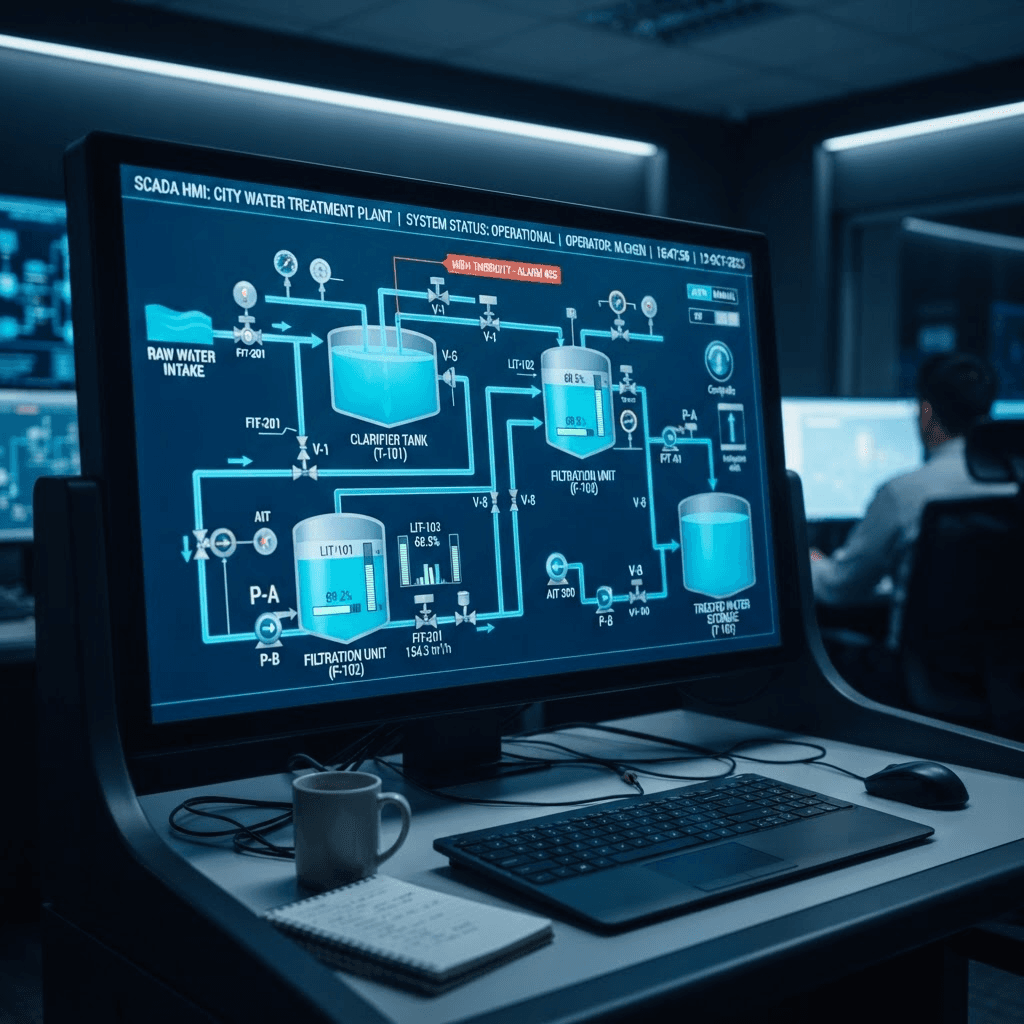 SCADA & HMI — industrial automation engineering